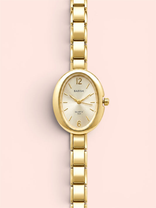 Montre Ovale Éclat Doré