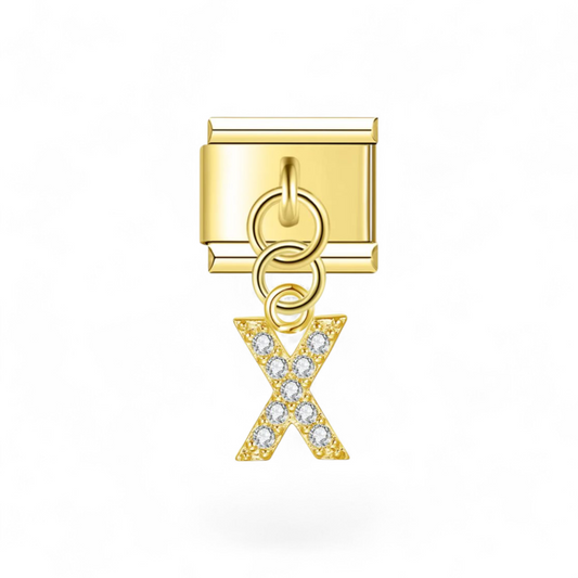 Lettre X Strass