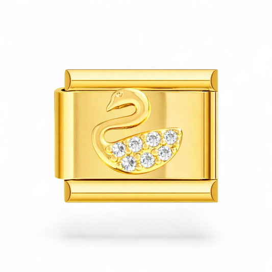 Rhinestone Swan