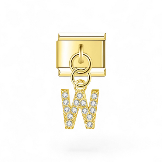 Lettre W Strass