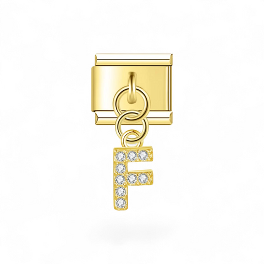 Lettre F Strass