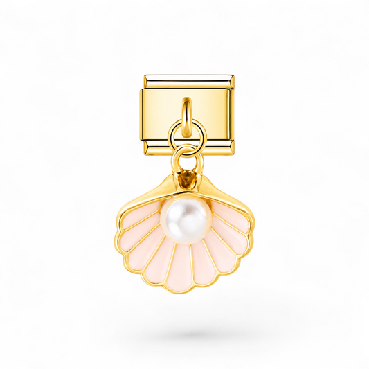 Nude Pink Pearl Seashell