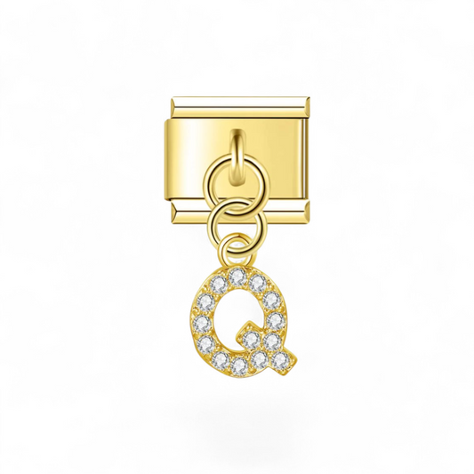 Lettre Q Strass