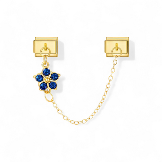 Chaîne Fleur Bleue