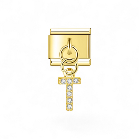 Lettre T Strass