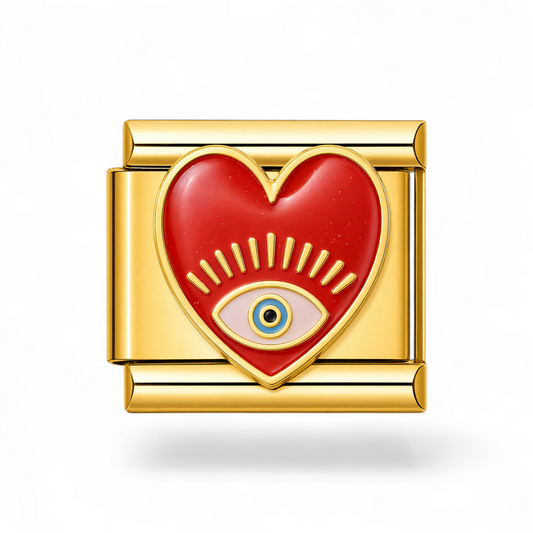 Bright red heart